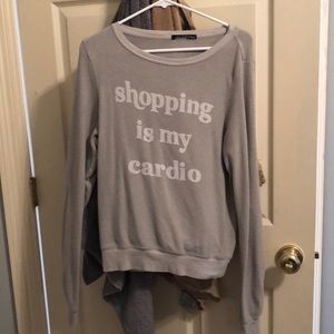 Wild fox tan sweater